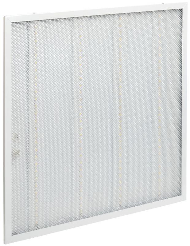 Светильник светодиодный ДВО 6573-P 24Вт 6500К 595х595х20мм призма IEK